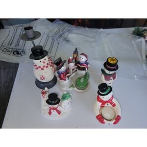 Vintage Snowman Christmas Lot 2